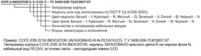 CCFE-INDICATOR - Формирование маркировки